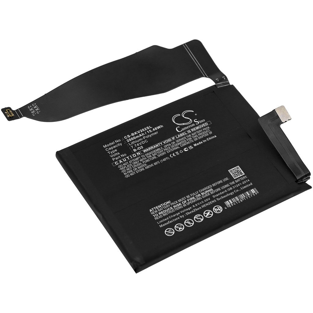Matkapuhelimen akku Vivo iQOO 5 Pro 5G (CS-BKV202SL)