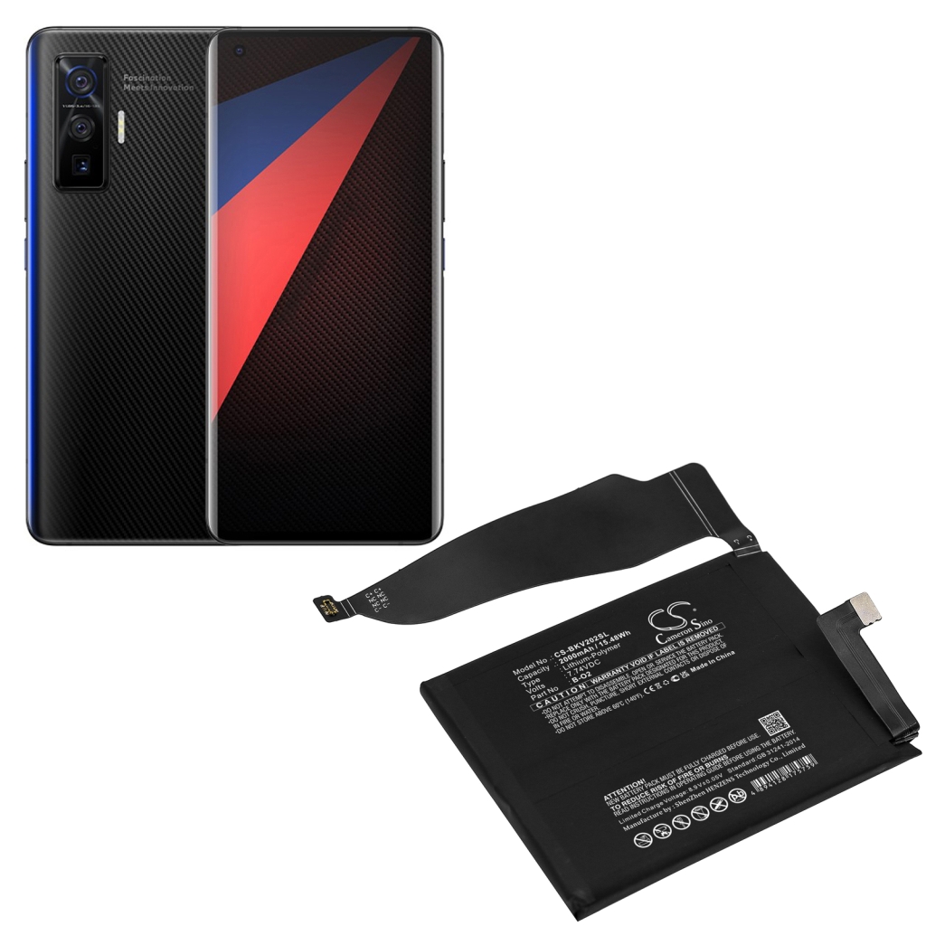 Matkapuhelimen akku Vivo iQOO 5 Pro 5G (CS-BKV202SL)