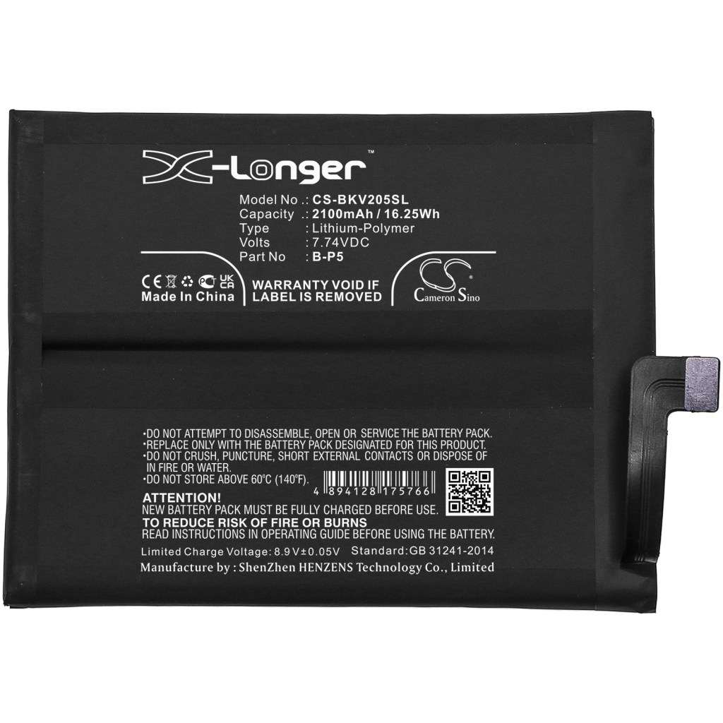 Matkapuhelimen akku Vivo iQOO 7 5G (CS-BKV205SL)