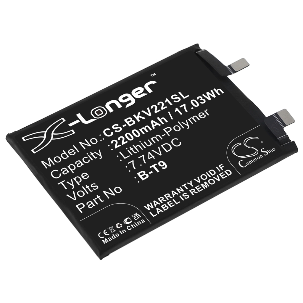 Matkapuhelimen akku Vivo iQOO 9T 5G (CS-BKV221SL)