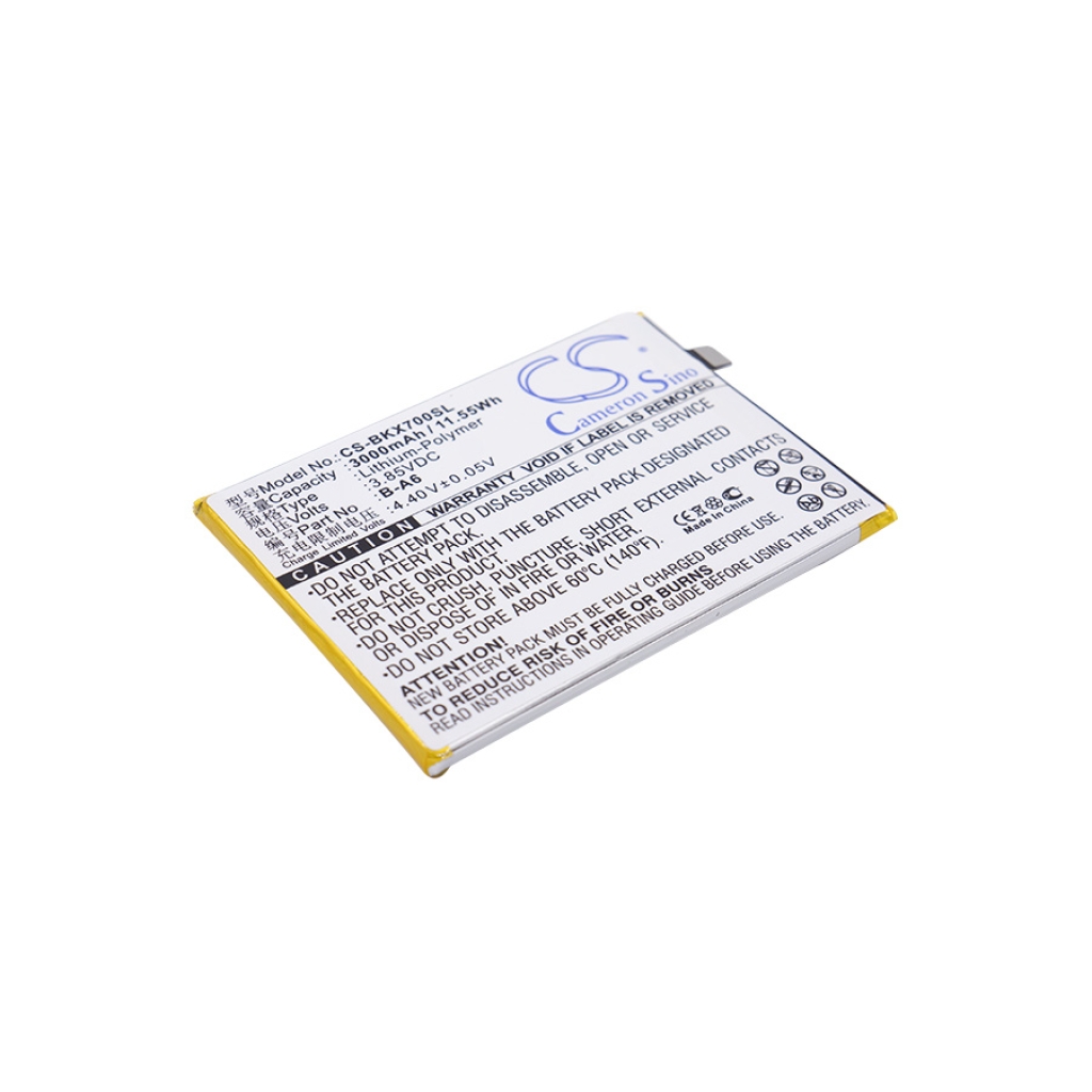 Yhteensopiva akun vaihto Vivo B-A6