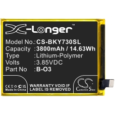 Yhteensopiva akun vaihto Vivo B-O3