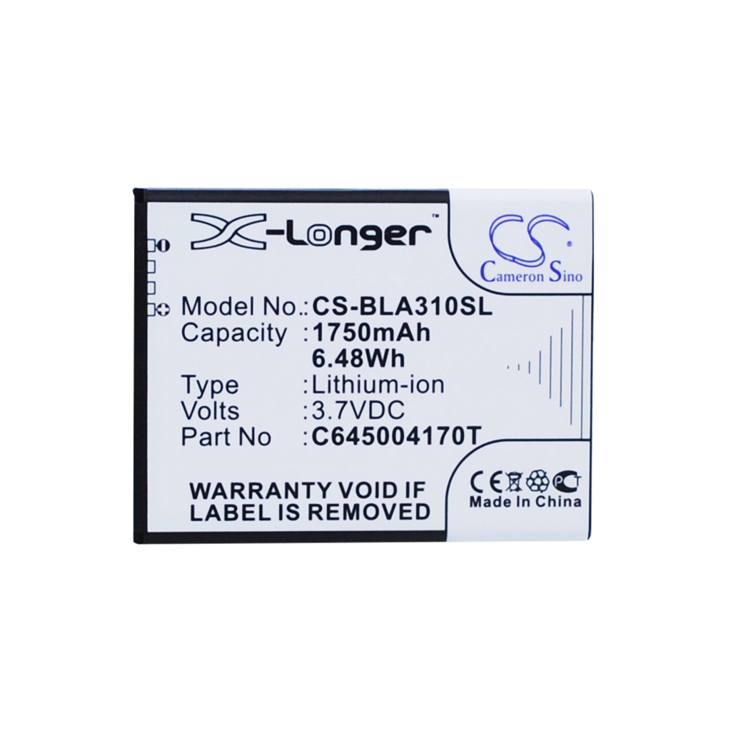 Yhteensopiva akun vaihto BLU C645004170T