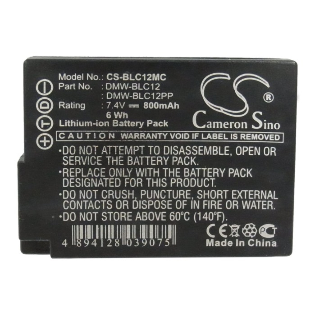 Akut Kameran akku CS-BLC12MC