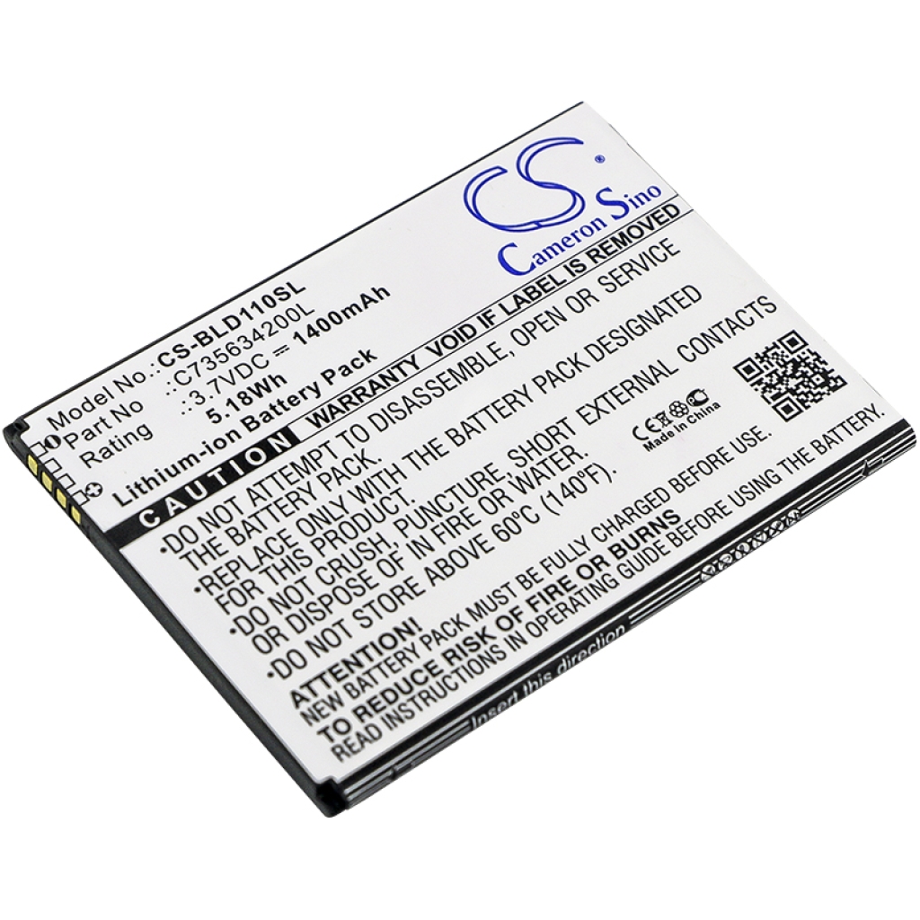 Yhteensopiva akun vaihto BLU C735634200L