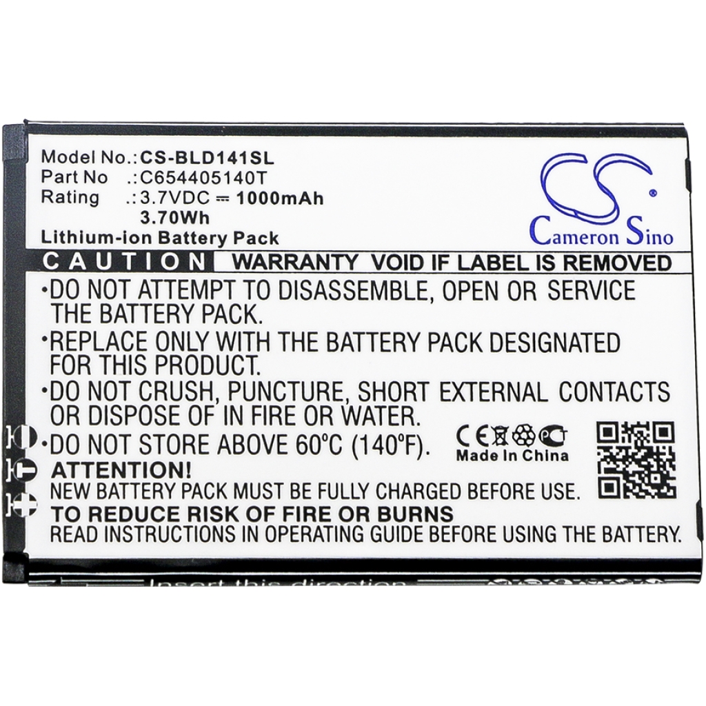 Yhteensopiva akun vaihto BLU C654405140T
