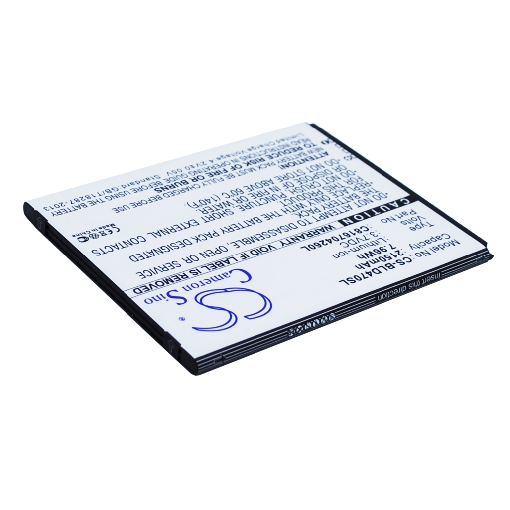 Yhteensopiva akun vaihto BLU C816704260L