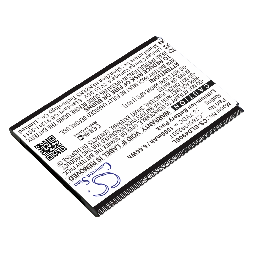 Matkapuhelimen akku BLU D110U (CS-BLD490SL)