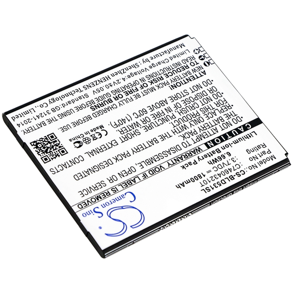 Yhteensopiva akun vaihto BLU C746043210T,C746043230T