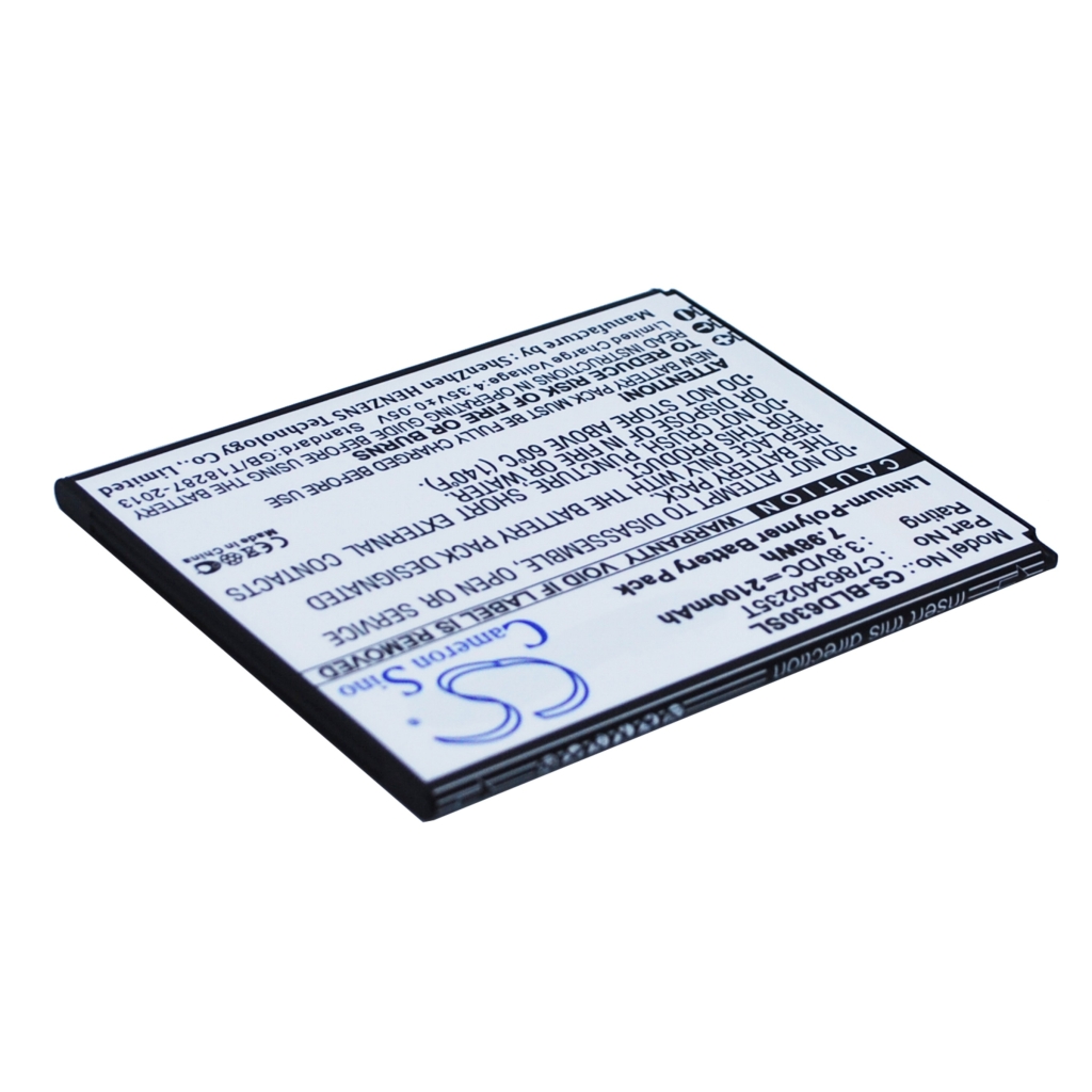 Matkapuhelimen akku BLU D630U (CS-BLD630SL)