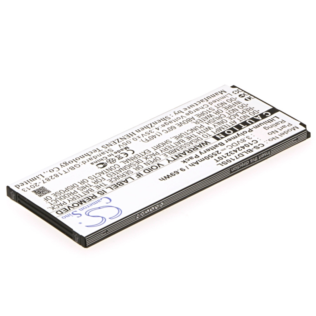 Yhteensopiva akun vaihto BLU C104243210T