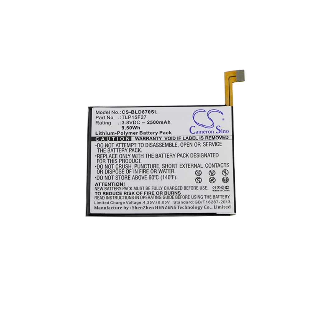 Matkapuhelimen akku BLU D870U (CS-BLD870SL)