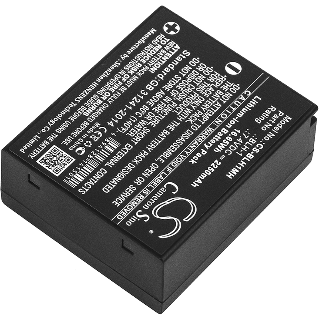 Akut Kameran akku CS-BLH1MH