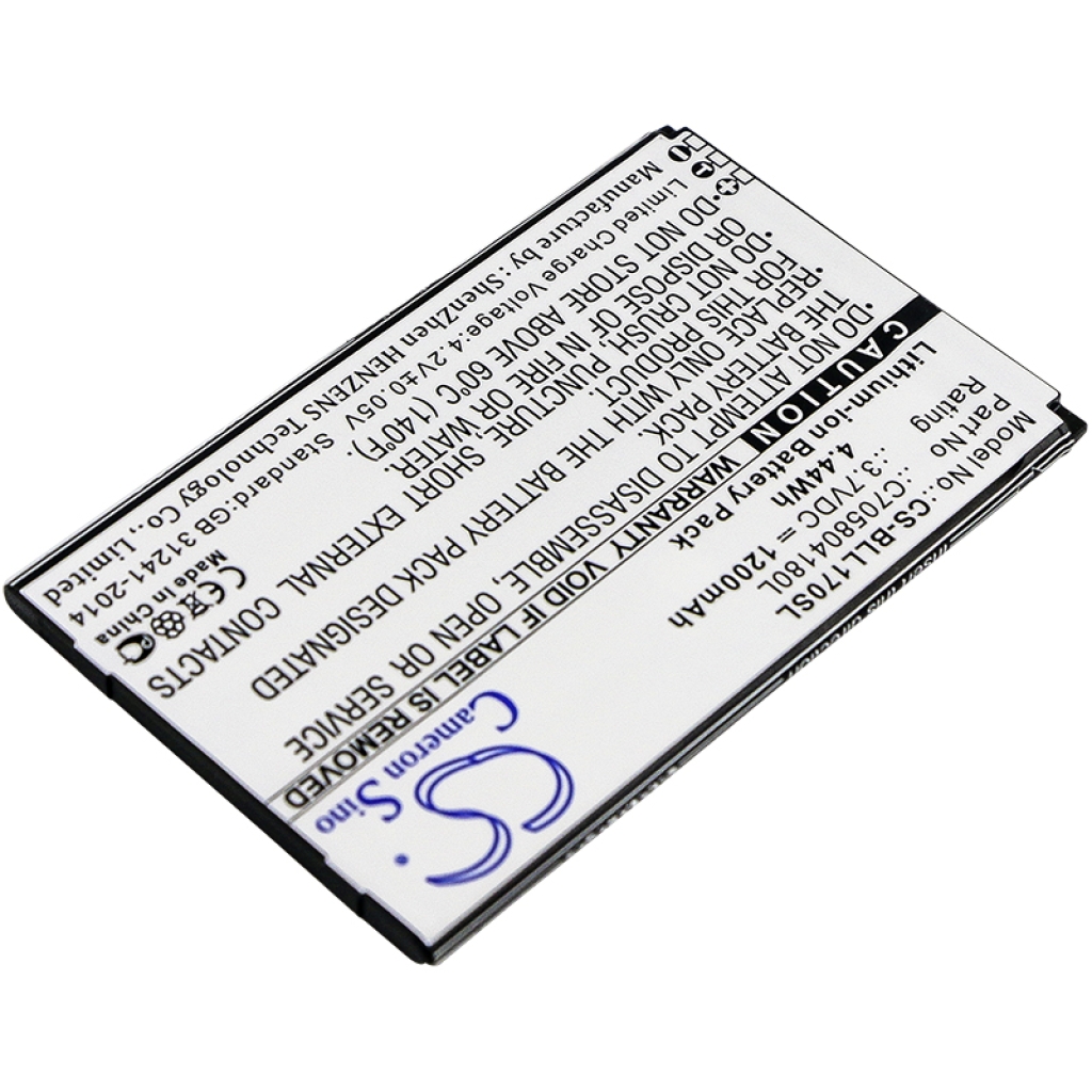 Yhteensopiva akun vaihto BLU C705804180L