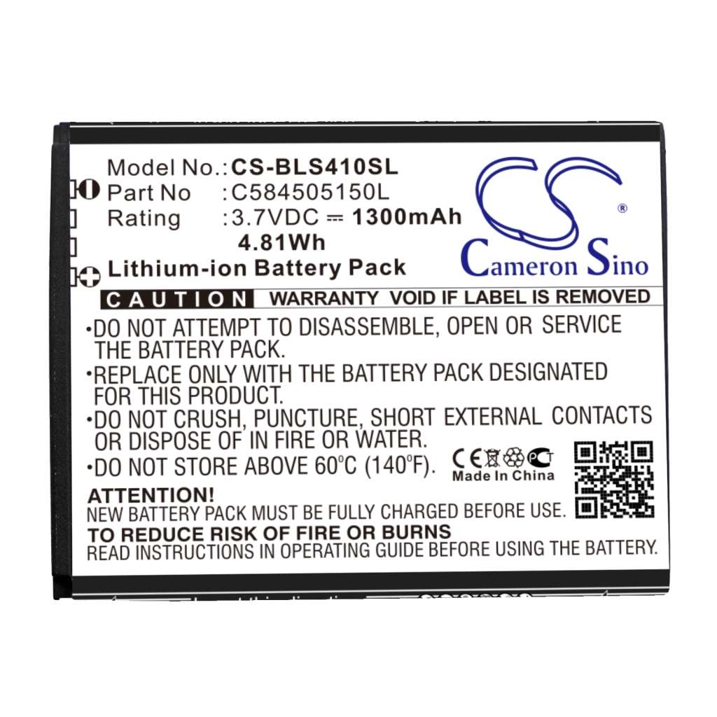 Matkapuhelimen akku BLU S410 (CS-BLS410SL)