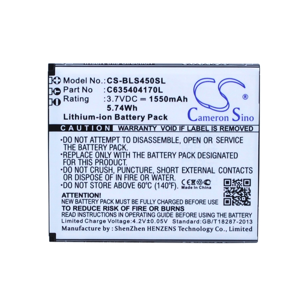 Yhteensopiva akun vaihto BLU C635404170L