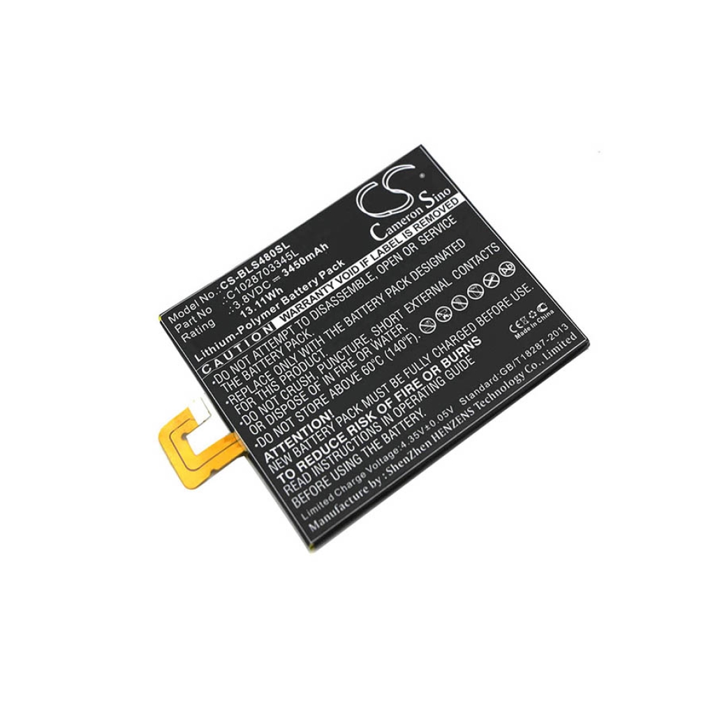 Matkapuhelimen akku BLU U480U (CS-BLS480SL)