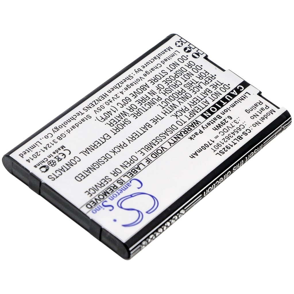 Yhteensopiva akun vaihto BLU C654362190T