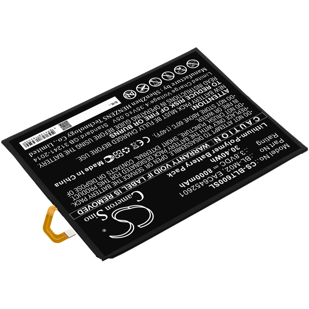 Yhteensopiva akun vaihto LG BL-M02,EAC6452601