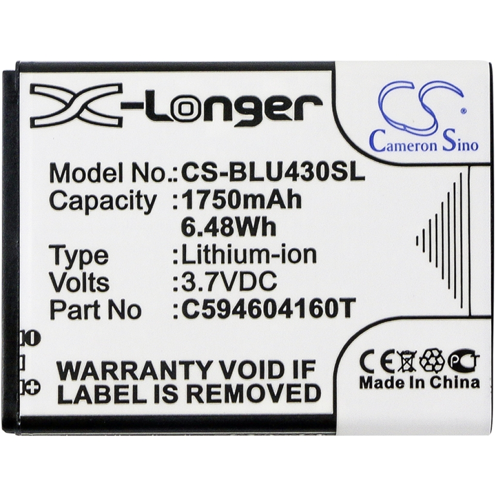 Yhteensopiva akun vaihto BLU C594604160T