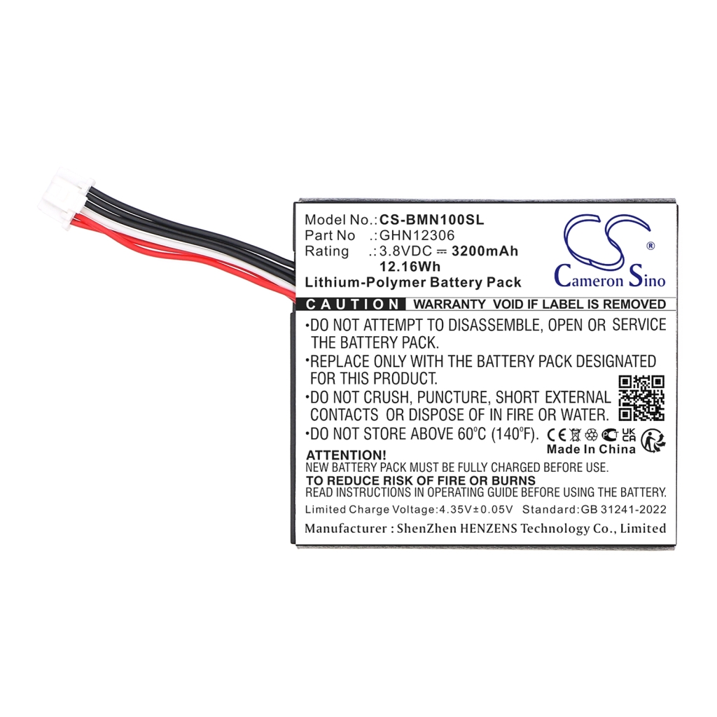 Langattoman kuulokkeen akku Bmw CS-BMN100SL