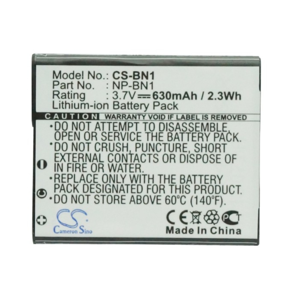Akut Kameran akku CS-BN1
