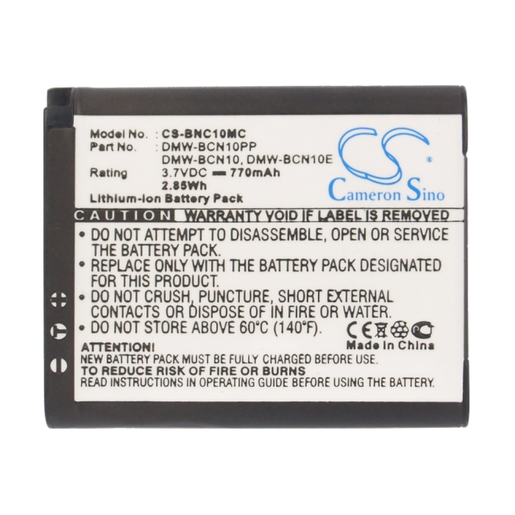 Akut Kameran akku CS-BNC10MC