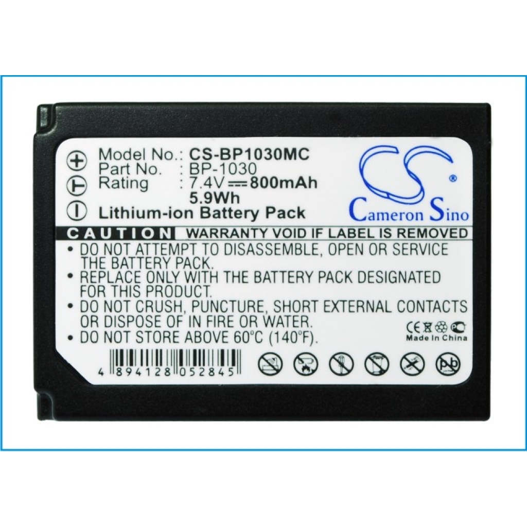 Akut Kameran akku CS-BP1030MC
