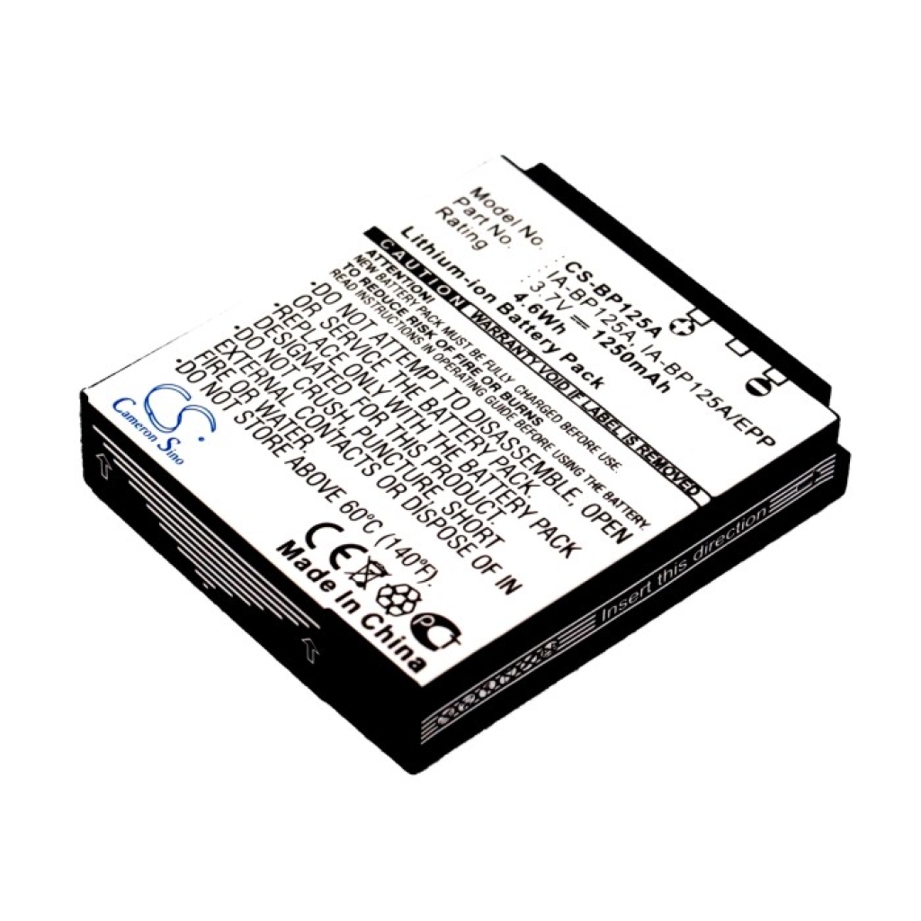 Akut Kameran akku CS-BP125A