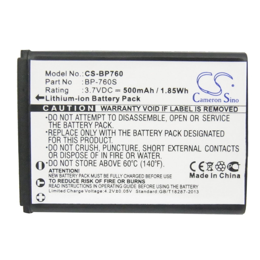 Akku yhteensopiva Kyocera CS-BP760