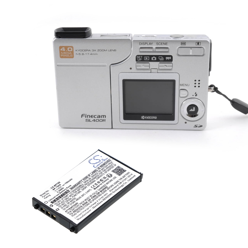 Kameran akku Kyocera CS-BP780