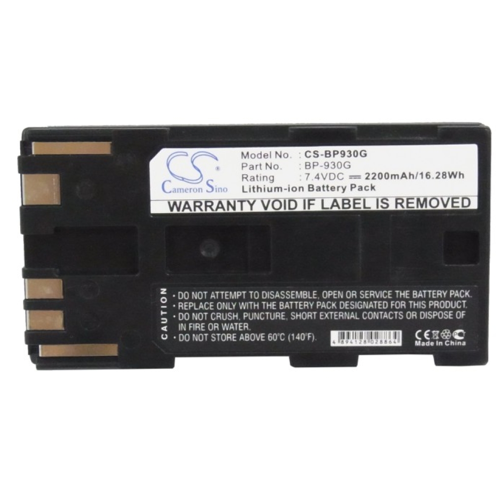 Yhteensopiva akun vaihto Canon BP-930G