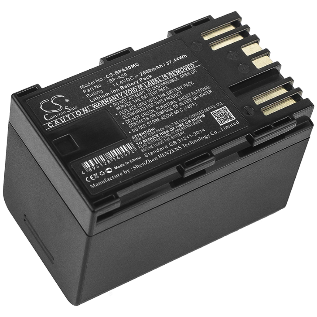 Yhteensopiva akun vaihto Canon BP-A30