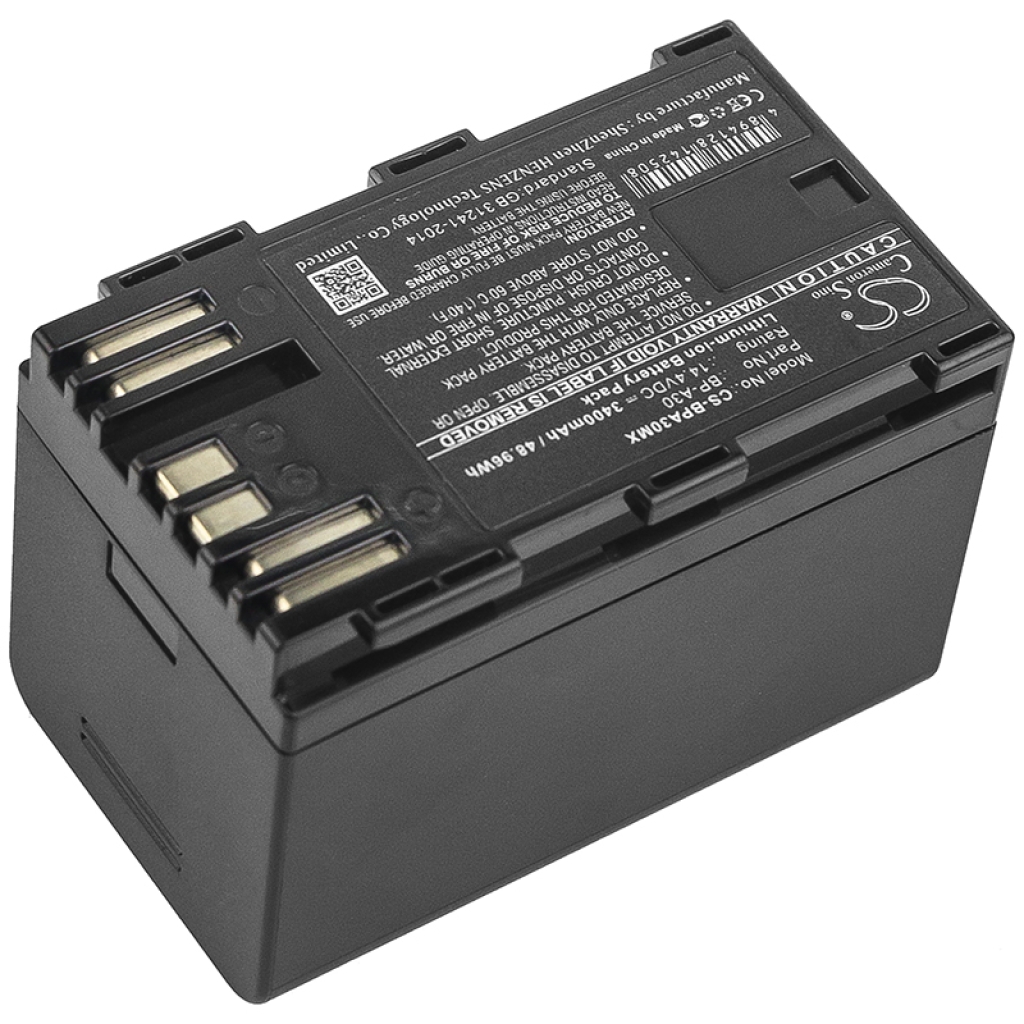 Yhteensopiva akun vaihto Canon BP-A30