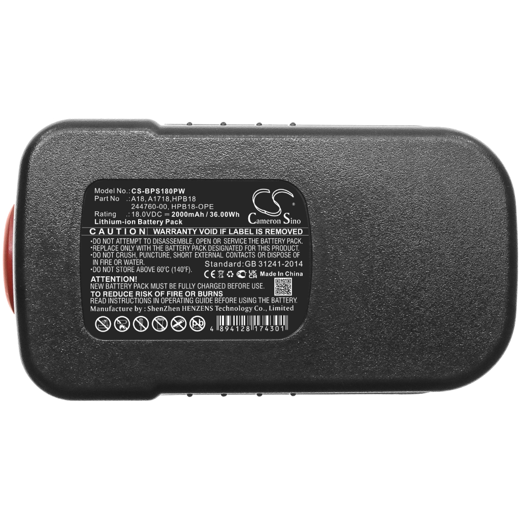 Teollisuusakku Firestorm CS-BPS180PW