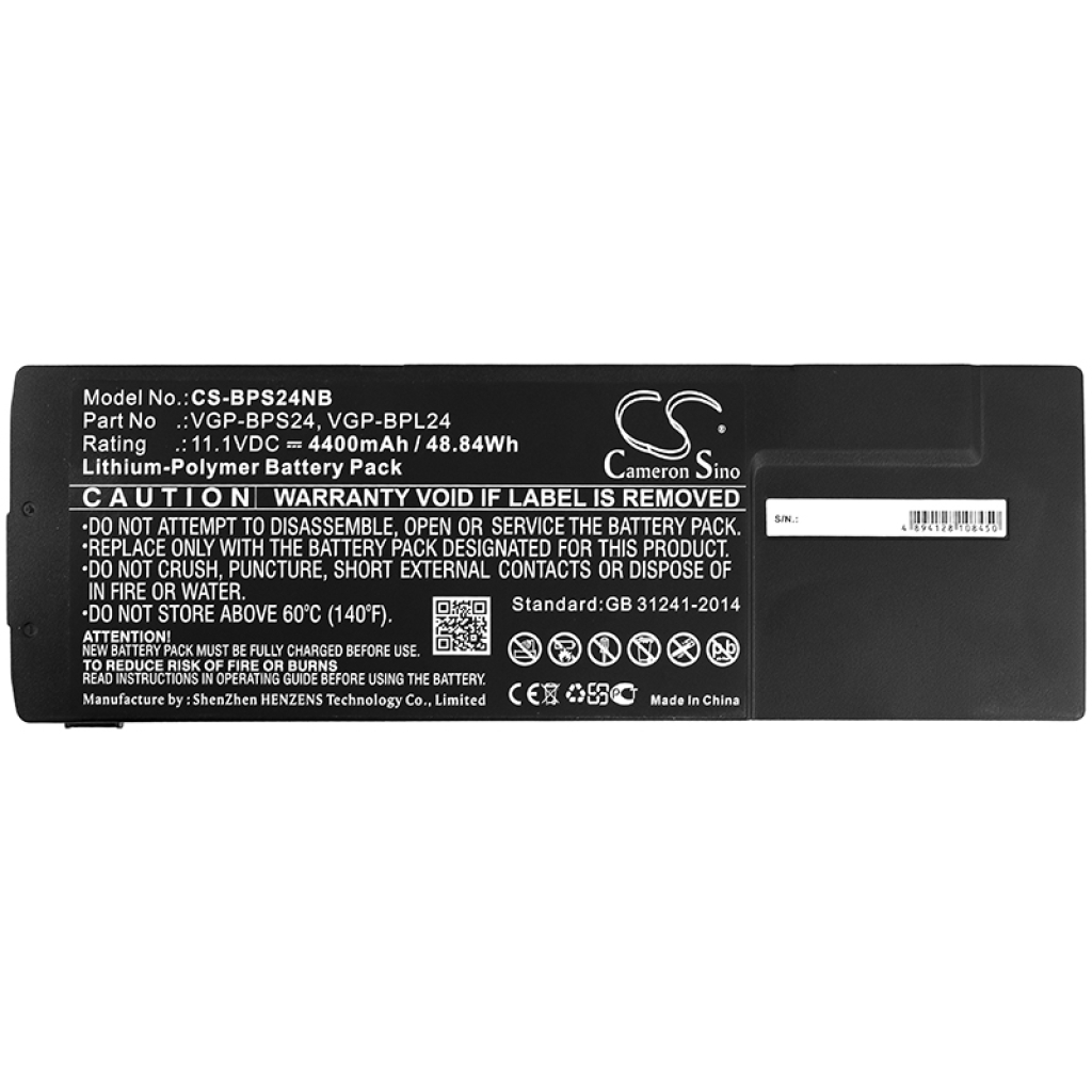 Akut Kannettavan tietokoneen akku CS-BPS24NB