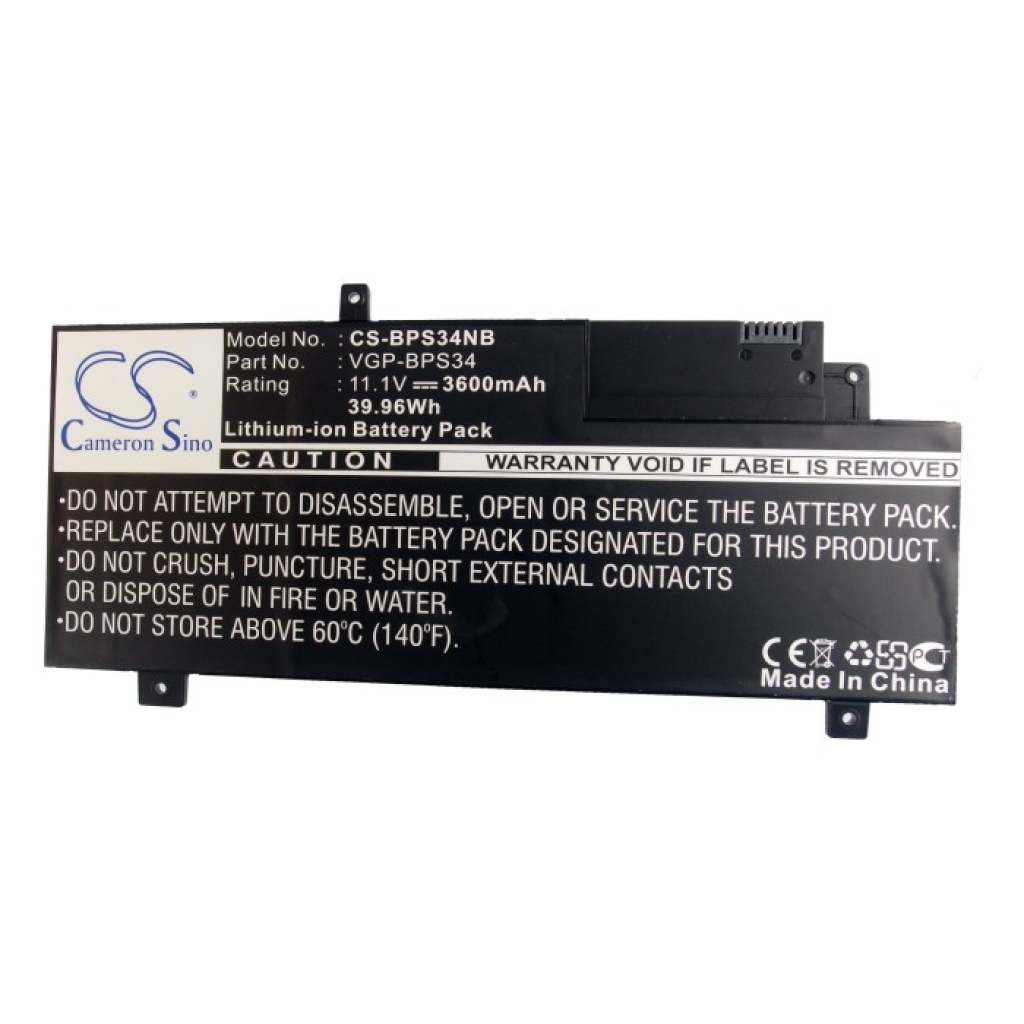 Akut Kannettavan tietokoneen akku CS-BPS34NB