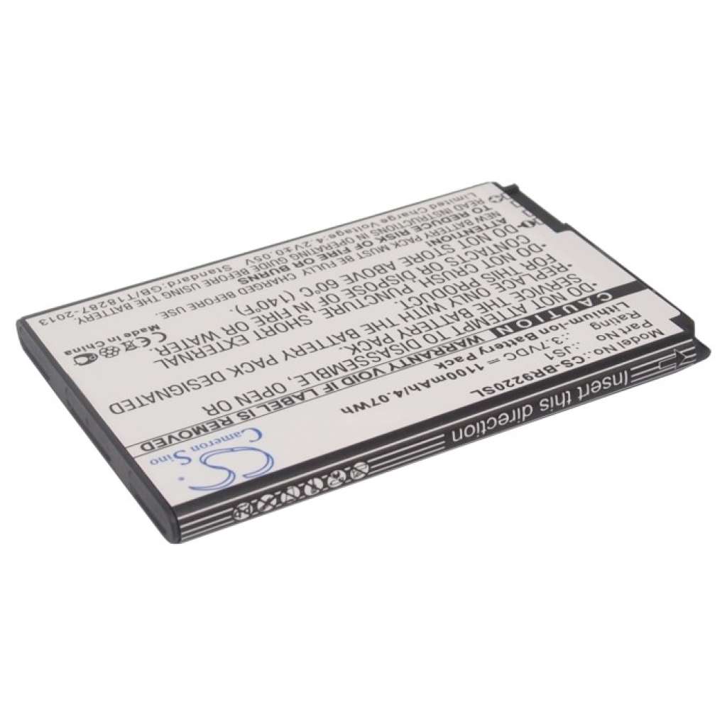 Akku yhteensopiva Blackberry CS-BR9220SL