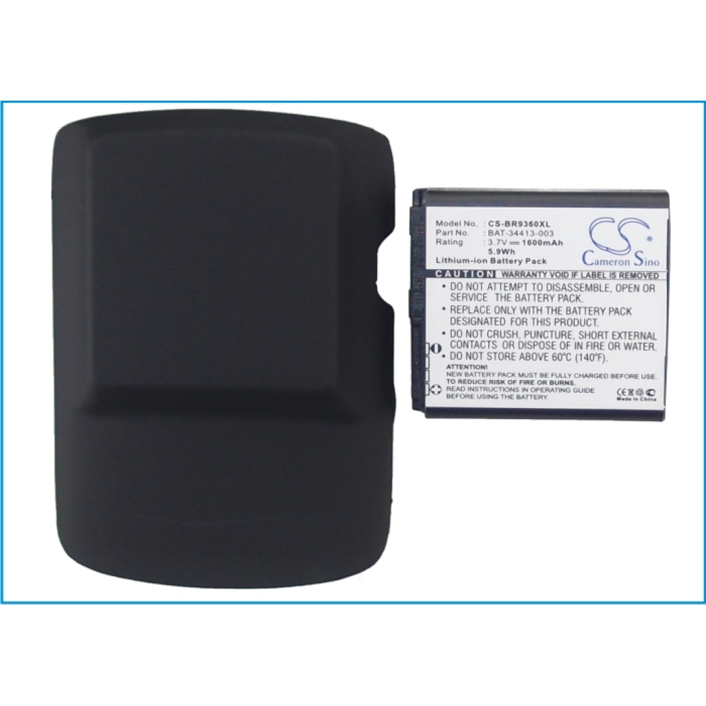 Akku yhteensopiva Blackberry CS-BR9360XL