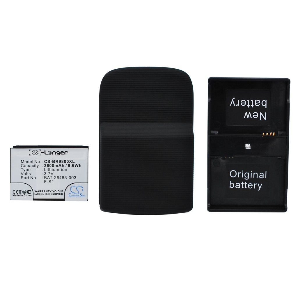 Akku yhteensopiva Blackberry CS-BR9800XL