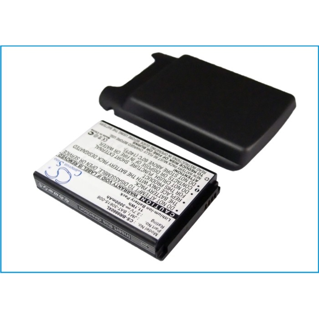 Akku yhteensopiva Blackberry CS-BR9860XL
