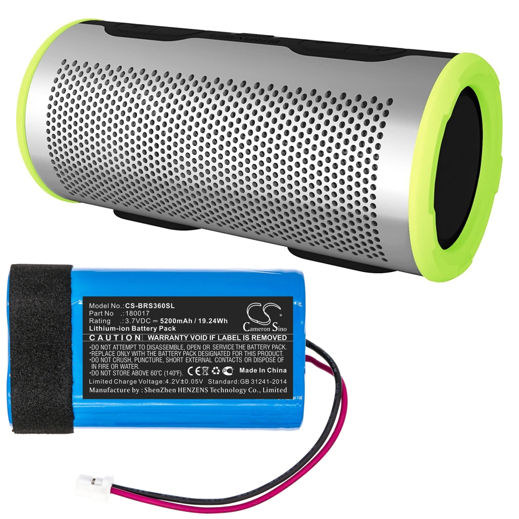 Yhteensopiva akun vaihto Braven 180017