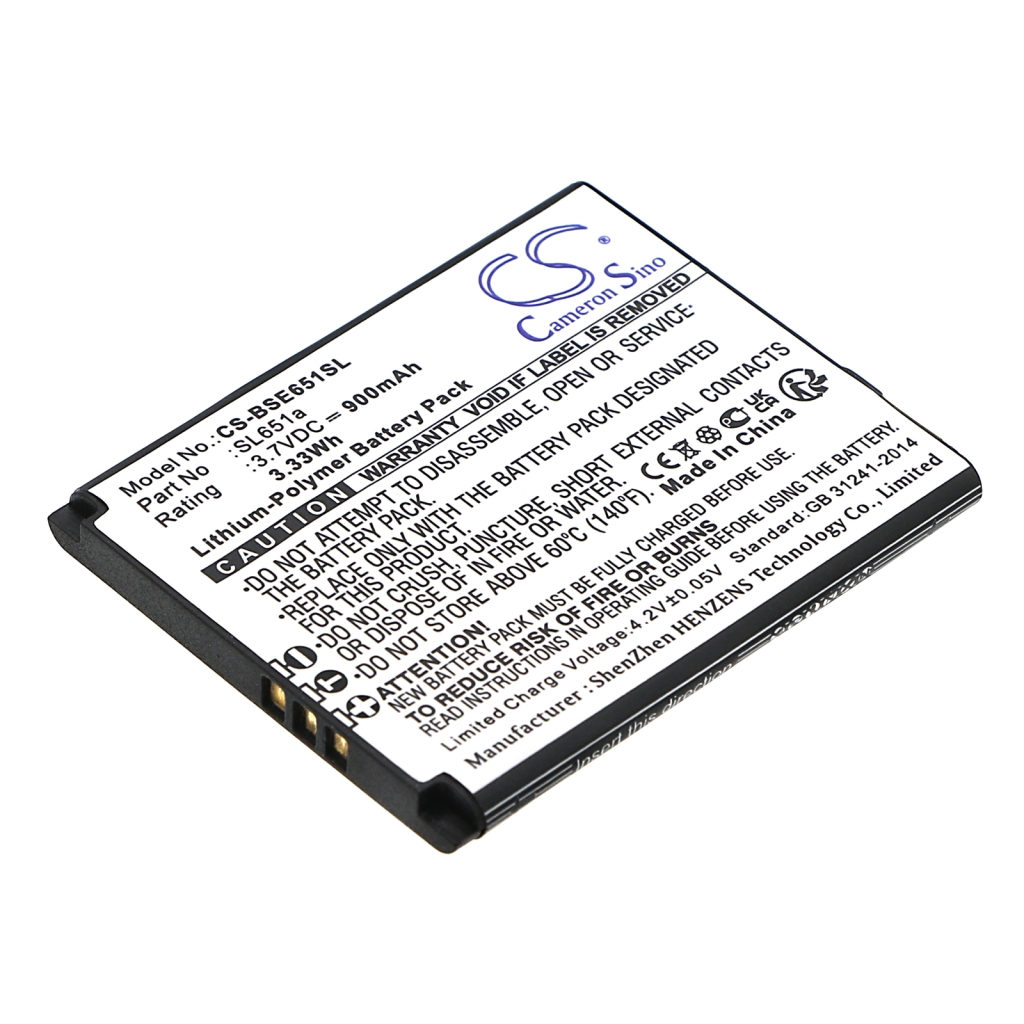 Yhteensopiva akun vaihto Bea-fon SL651A