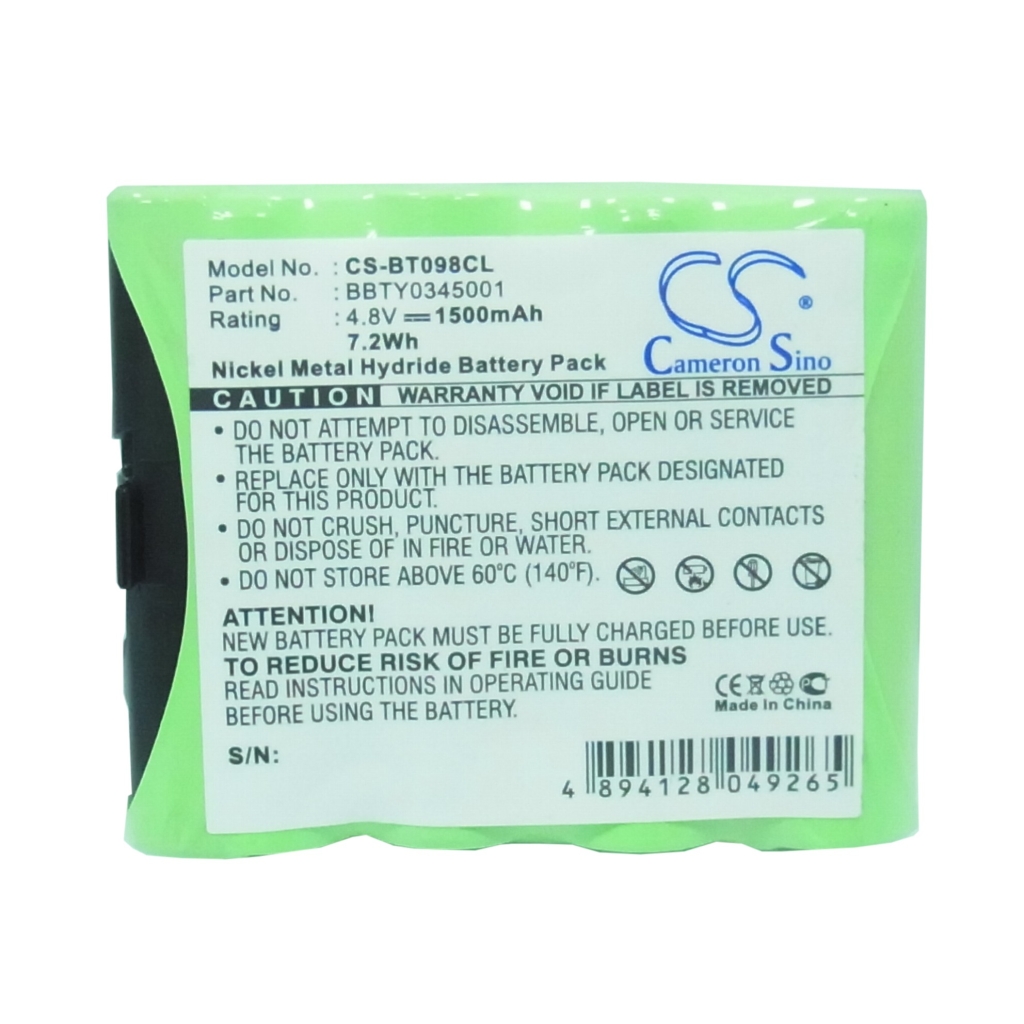 Langattoman puhelimen akku Toshiba BT-098 (CS-BT098CL)