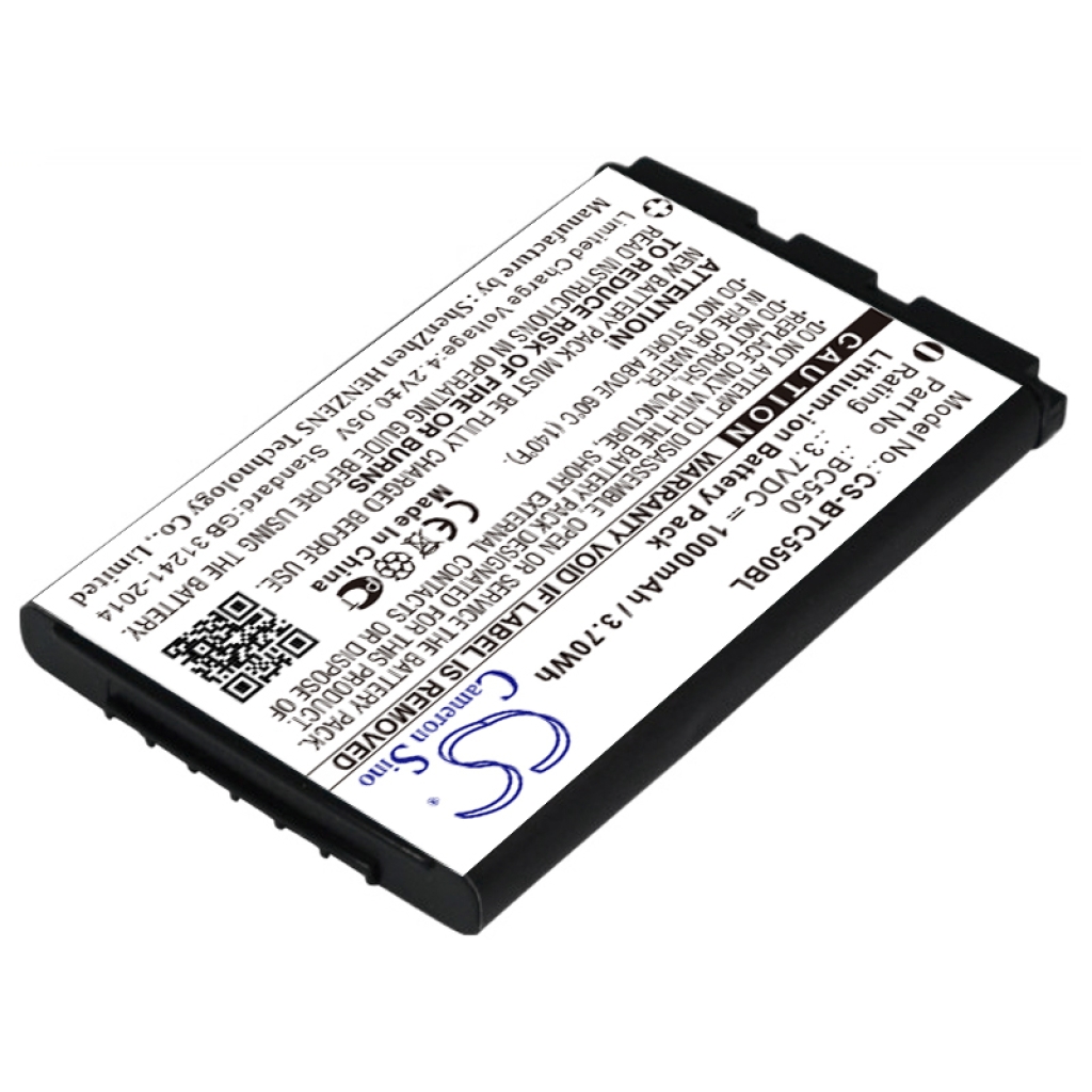 Yhteensopiva akun vaihto Bitel BC550