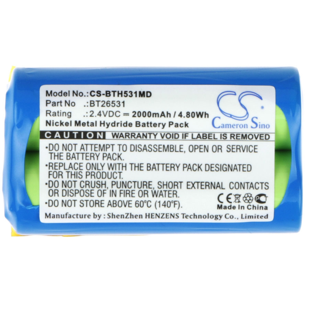 Yhteensopiva akun vaihto Brandtech BT26531