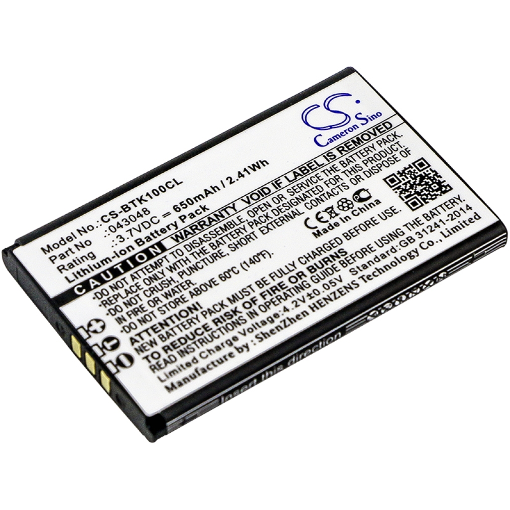 Akut Langattoman puhelimen akku CS-BTK100CL