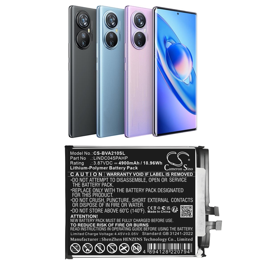 Matkapuhelimen akku Blackview CS-BVA210SL