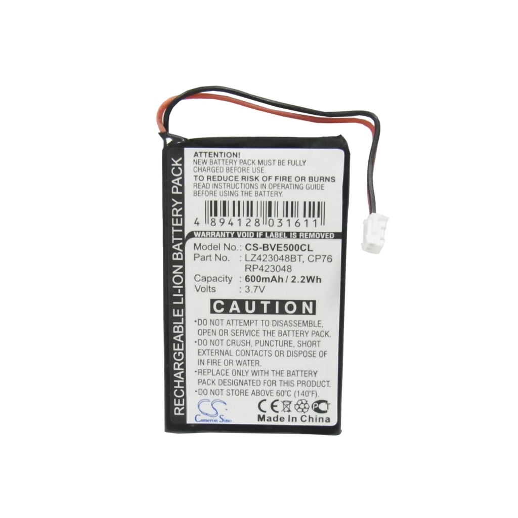 Langattoman puhelimen akku BTI Verve 500 Red (CS-BVE500CL)