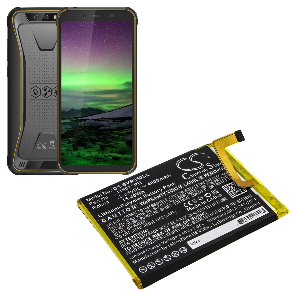 Matkapuhelimen akku Blackview BV5500 (CS-BVR550SL)